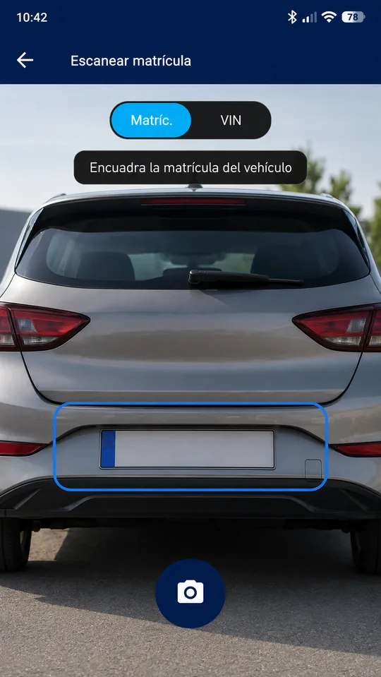 Escanear matrícula